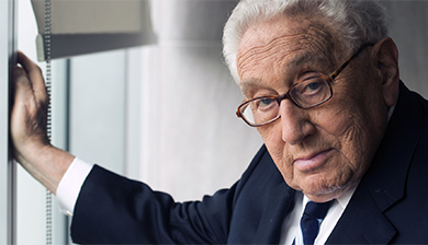 WASHINGTON, DC- SEPTEMBER 03: Henry A. Kissinger, author of his new book World Order, photographed in his office in Washington, D.C. on September 03, 2014.   (Photo by Marvin Joseph/The Washington Post via Getty Images)