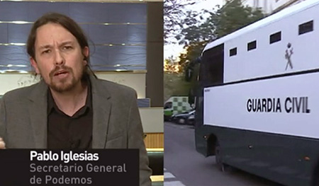 Pablo Iglesias y la Guardia Civil