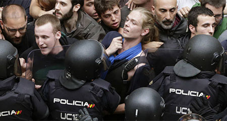 Policia Nacional en Cataluña