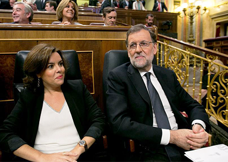 Soraya y Rajoy 