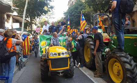 Tractores independentistas