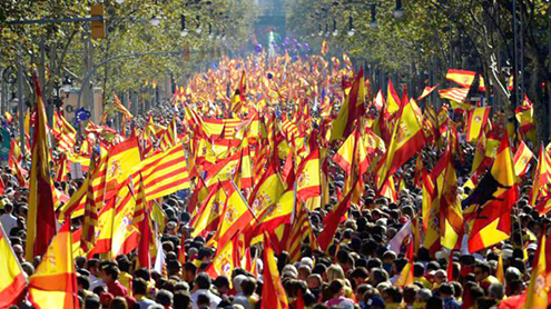 manifestacion Unidad Nacional España