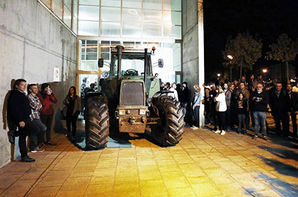 tractor referendum Cataluña