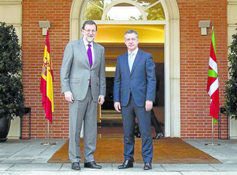Rajoy y Urkullu 