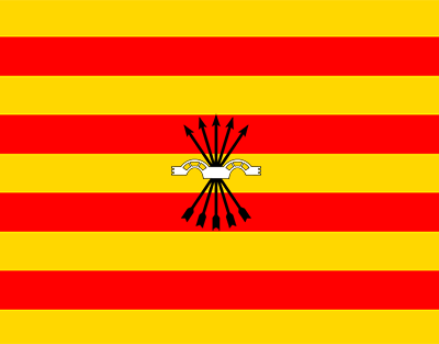 Bandera Catalana Yugo y Flechas