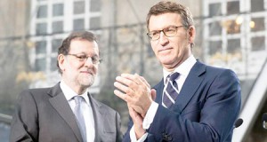 Feijoo y Mariano Rajoy elecciones en Cataluña
