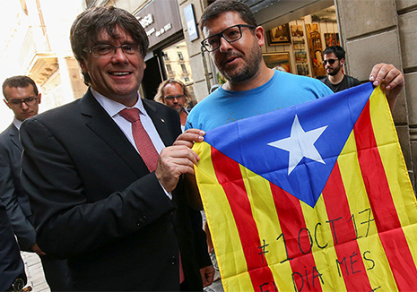 Golpistas detenidos por el golpe de estado contra la unidad de España en Cataluña