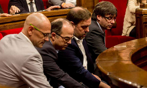 Los golpistas contra la unidad de España del proces son procesados por rebelión por el juez Pablo Llarena. Los golpistas catalanes
