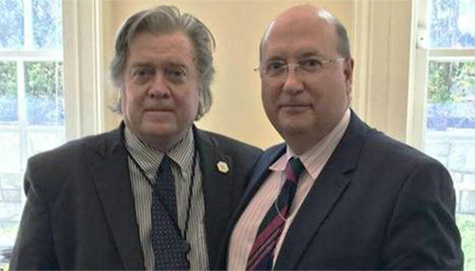 Bardají y Bannon, en la Casa Blanca, el pasado 17 de mayo de 2017