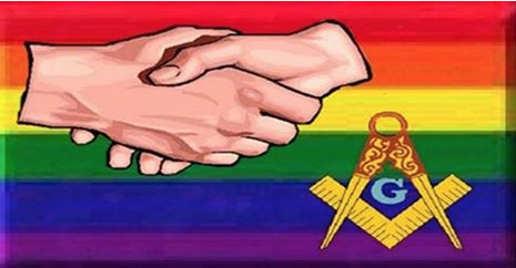 Bandera Homosexual, ideología de Genero y masonería