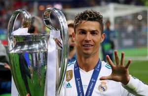 Cristiano Ronaldo con su quinta Champions