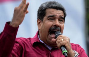 Nicolás Maduro en un discurso político en Venezuela