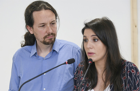 Pablo Iglesias e Irene Montero