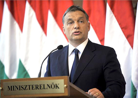 Viktor Orbán hablando sobre la inmigración