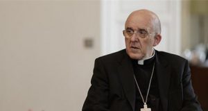 Arzobispo de Madrid, Carlos Osoro, en una entrevista