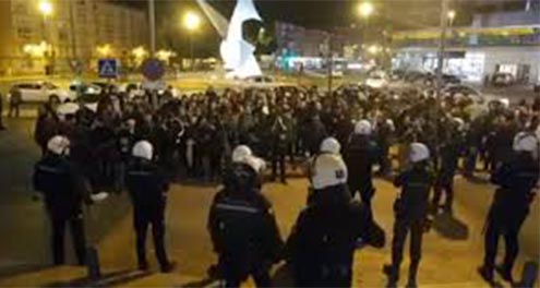 extrema izquierda ataca a miembros de VOX en Murcia