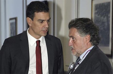 Pepu Hernandez y Pedro Sánchez