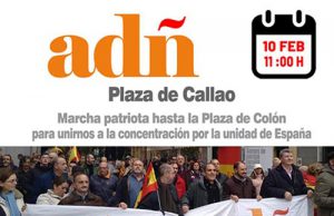 ADÑ manifestación por la Unidad de España