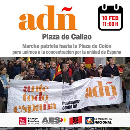 ADÑ manifestación por la Unidad de España