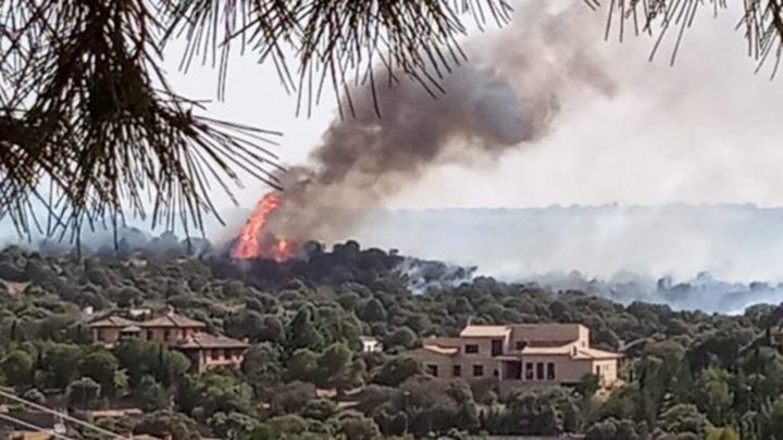 Incendio en Montesión en la ciudad de Toledo