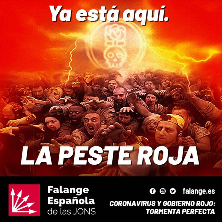 Cartel de Falange Española de las JONS