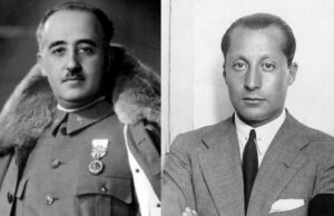 Francisco Franco y José Antonio Primo de Rivera. Falange Si, Franco No