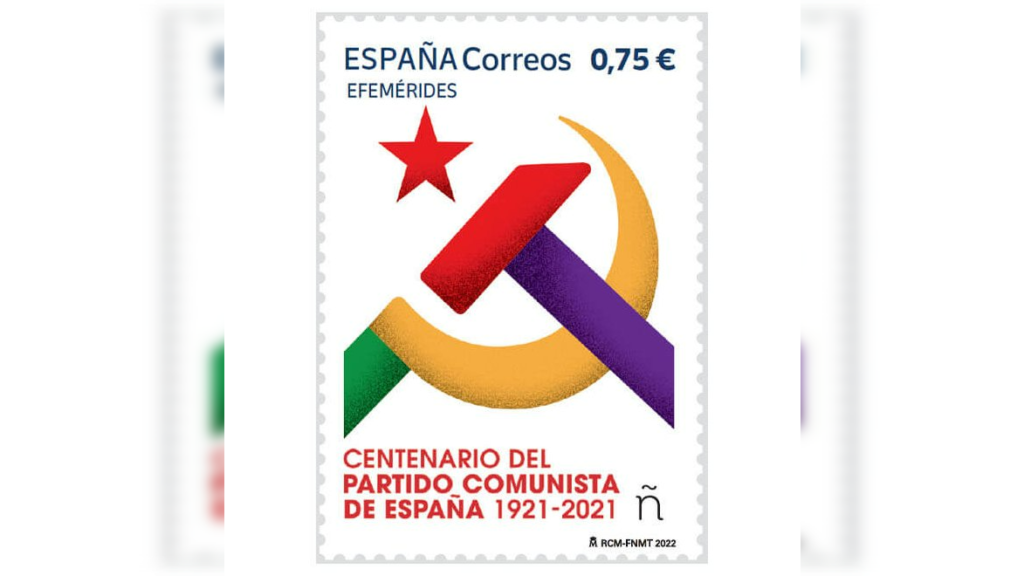 Sello Correos Partido Comunista de España
