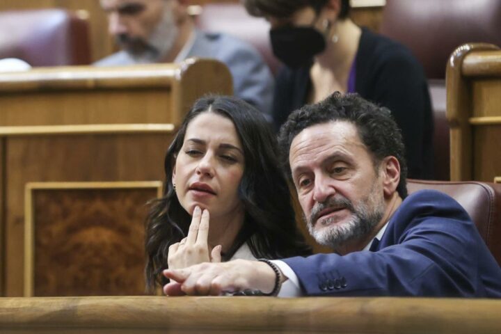 Inés Arrimadas y Edmundo Bal en el Congreso