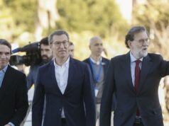Aznar, Feijóo y Rajoy Partido Popular