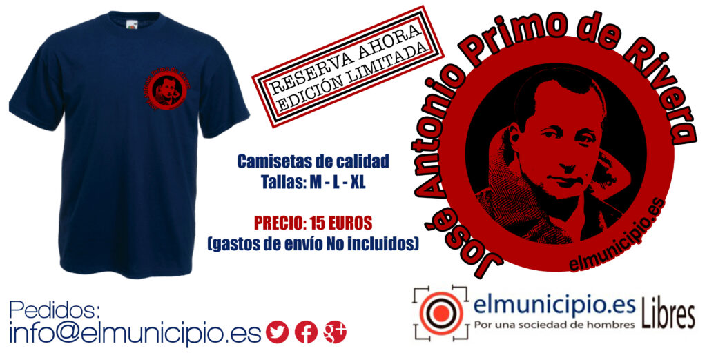 Camiseta a la venta de José Antonio Primo de Rivera
