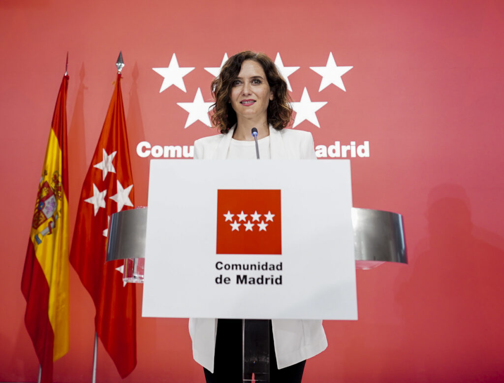 Isabel Díaz Ayuso y el impuesto del IRPF en la Comunidad de Madrid
