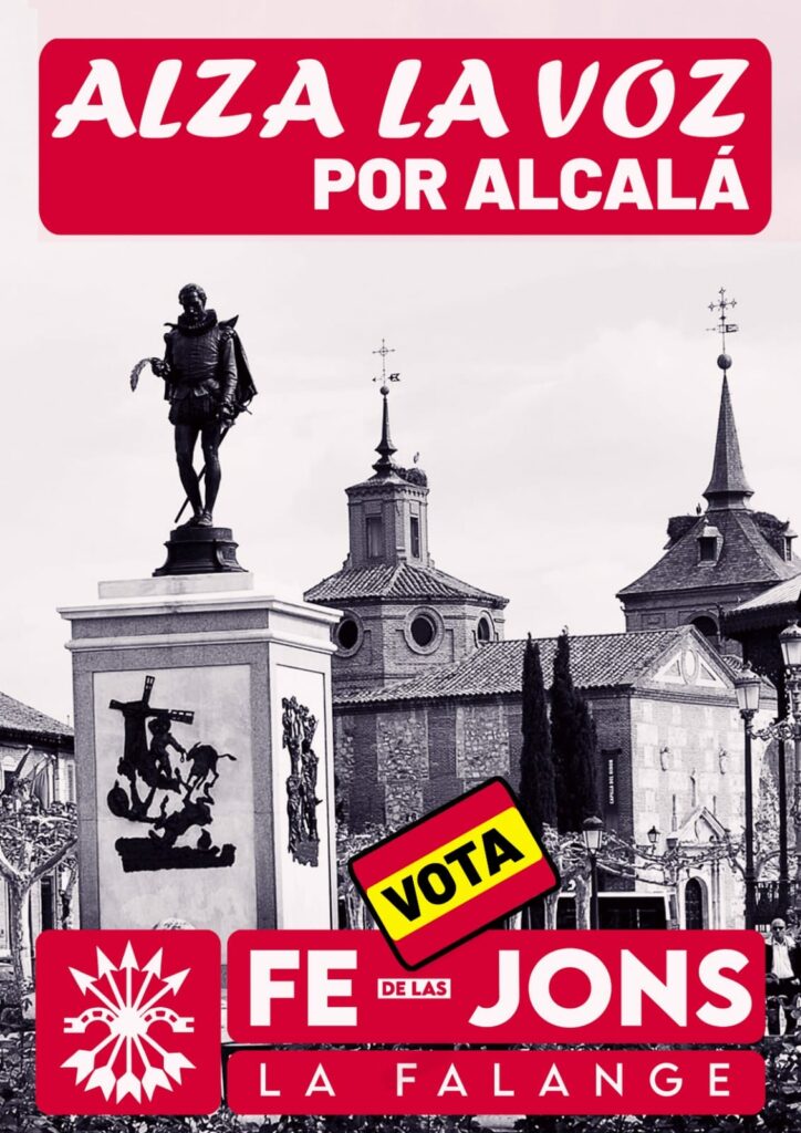 Falange Española de las JONS Alcalá de Henares elecciones