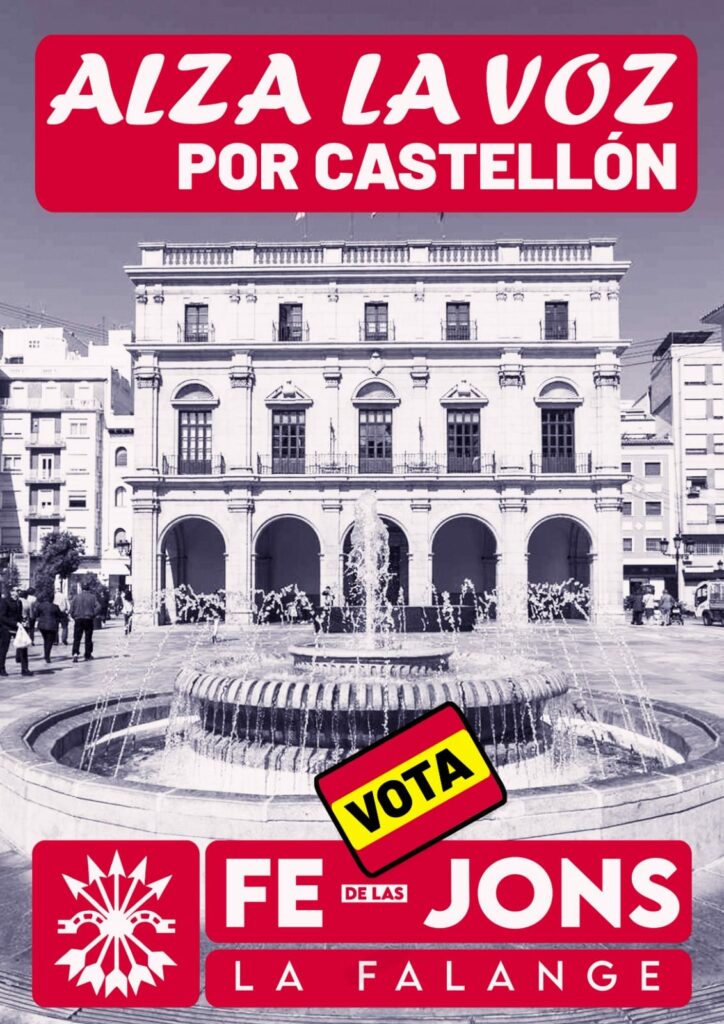 Falange Española de las JONS Castellón elecciones