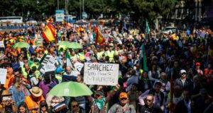 Manifestación SOS Rural en las calles de Madrid