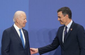 Pedro Sánchez con Joe Biden en Estados Unidos