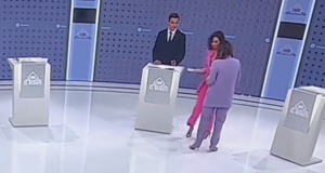 Pelea entre Ayuso y la candidata de Podemos