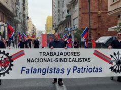 Hoy más que nunca 1º de mayo Nacional Sindicalista. Sindicato TNS Trabajadores Nacional Sindicalistas