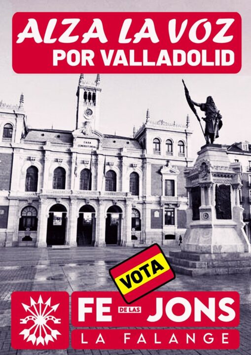 Falange Española de las JONS Valladolid elecciones