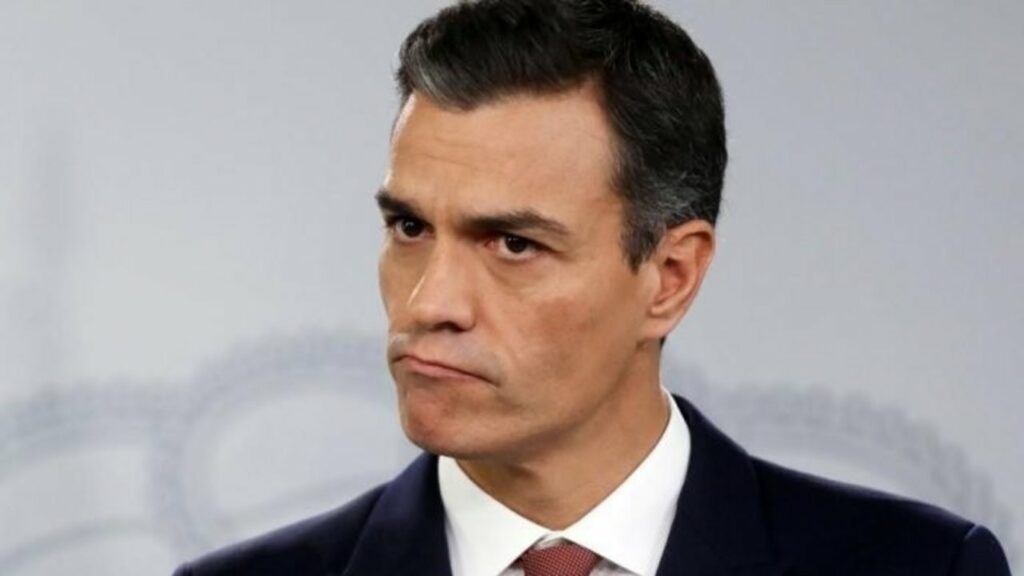 Pedro Sánchez enfadado por las encuestas electorales