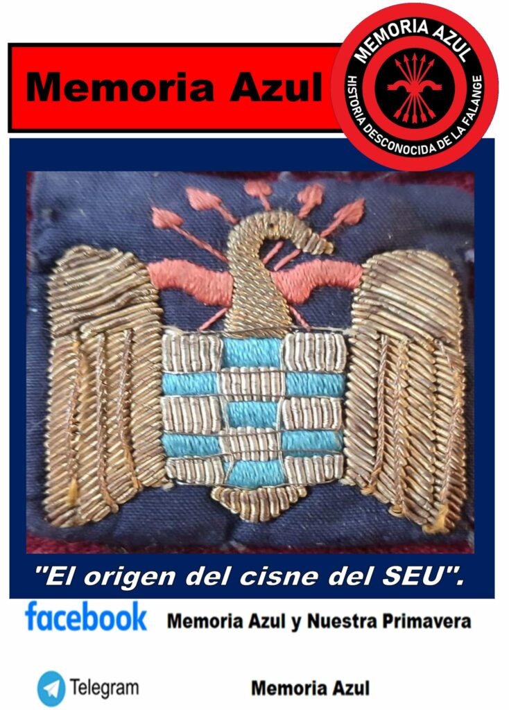 El origen del cisne del Sindicato Español Universitario de Falange Española