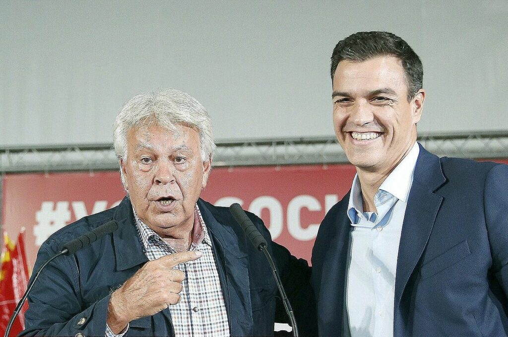 Felipe González y Pedro Sánchez elecciones generales