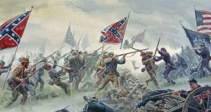 Guerra de Secesión Americana. Estados Unidos guerra