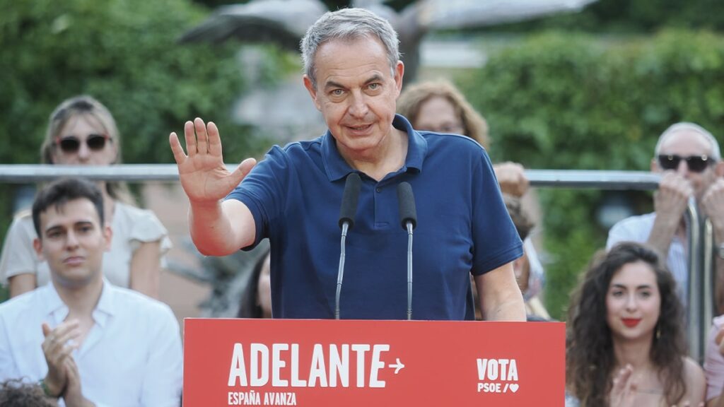 Zapatero en la campaña electoral de Pedro Sánchez en las elecciones del 23 de Julio