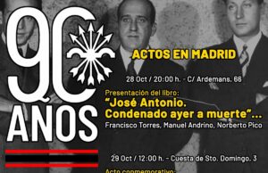 Se cumplen 90 años de la fundación de Falange Española