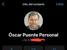 El teléfono del ministro socialista Óscar Puente
