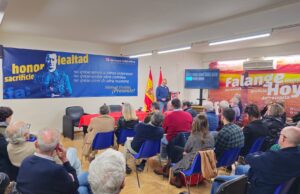 Acto político de Falange Auténtica en Alicante