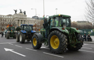 Movilización de agricultores y ganaderos con miles de tractores en Madrid