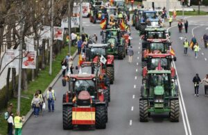 Los tractores colapsan nuevamente Madrid para defender el mundo rural