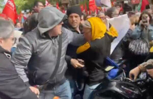 Militantes subvencionados del PSOE dan una paliza a un joven y acorralan a la Policía
