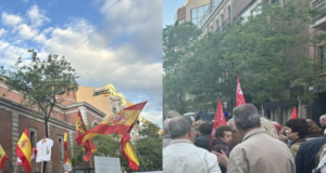 El PSOE contrata a manifestantes para apoyar a Pedro Sánchez